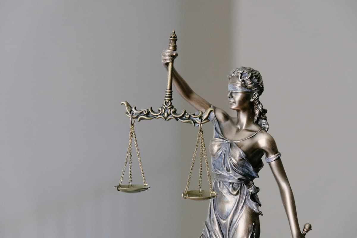Лицензированный американский адвокат за работой над кейсом